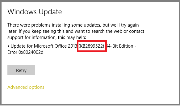 Windows Update Error Code 0x8024002d